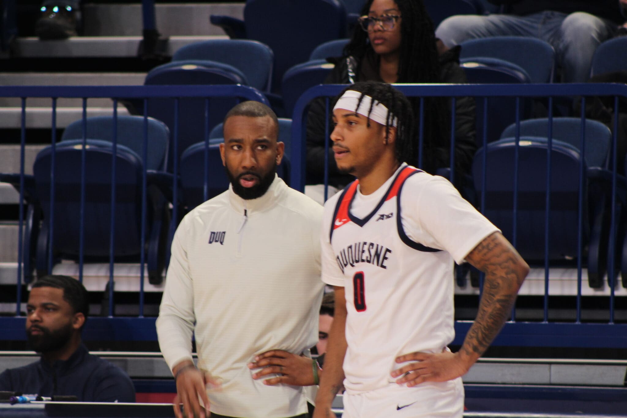 Duquesne head coach Dru Joyce III