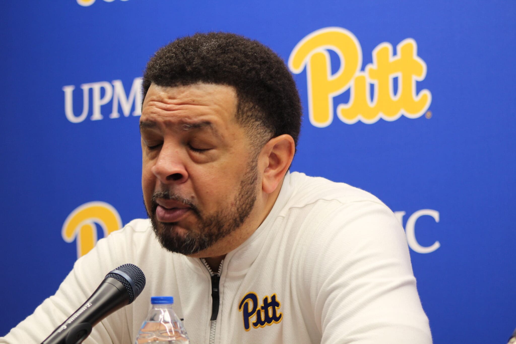 Pitt head coach Jeff Capel