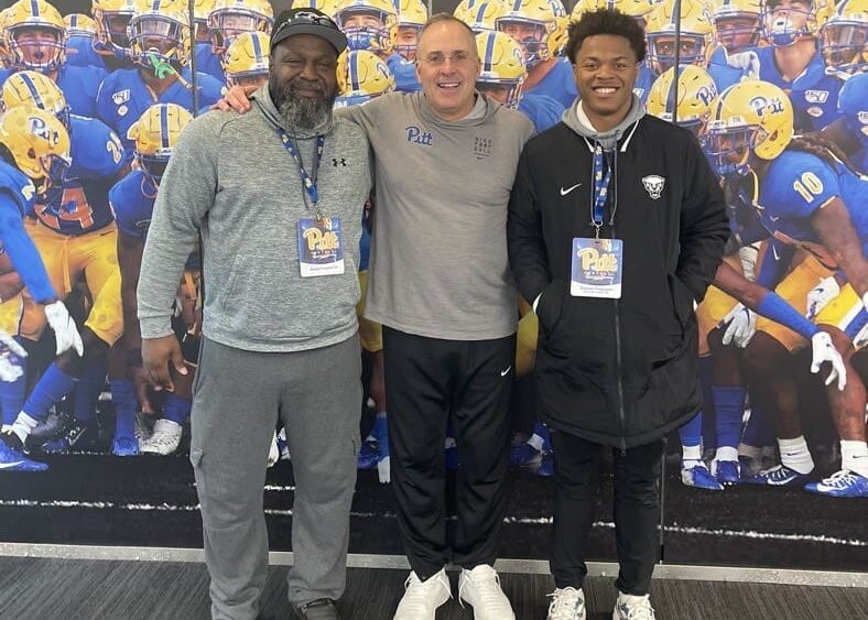 Top Pitt running back target Damon Ferguson during a spring visit. Photo courtesy of Damon Ferguson.