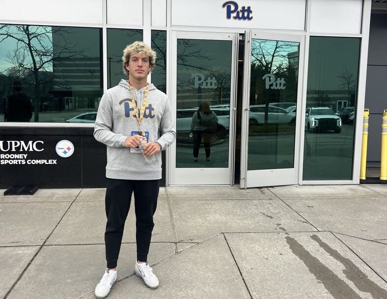 Pitt quarterback commit Angelo Renda on first visit to Pittsburgh. Photo courtesy of Angelo Renda.