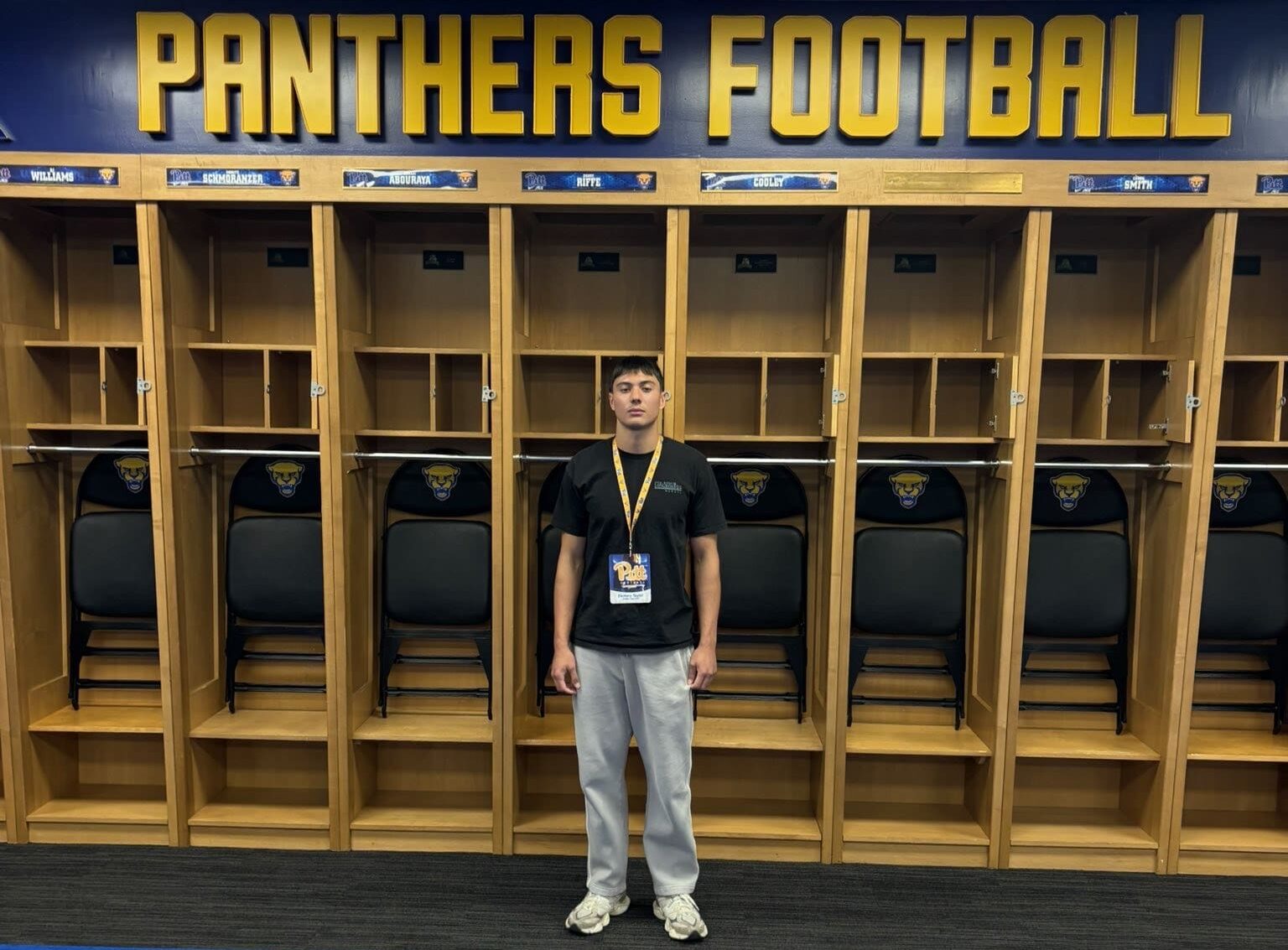 Pitt to host 2026 prospect Zachary Taylor out of Katy High School in Texas for an official visit. Photo courtesy of Taylor's X account.