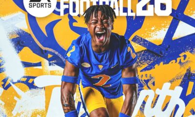 Pitt football's team edition College Football 26 cover.