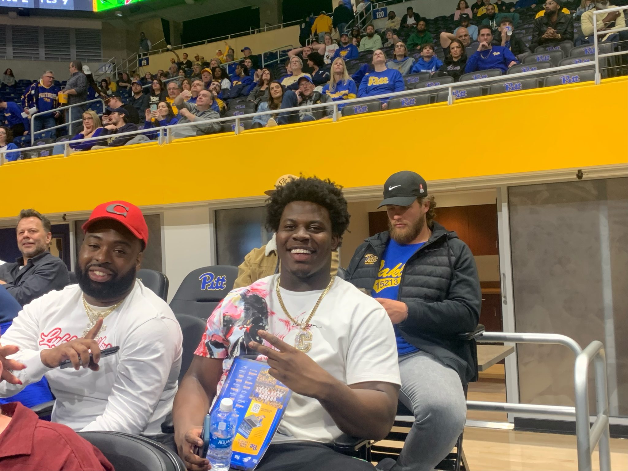 Pitt DT Calijah Kancey Seen With Steelers DC Teryl Austin During Pitt  Basketball Game - Pittsburgh Sports Now