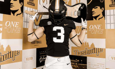 Seneca Valley tight end Adam Gehm commits to Vanderbilt. Photo courtesy of Gehm's Instagram.