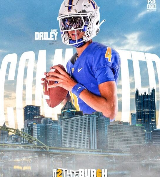 Pitt QB commit Corey Dailey.