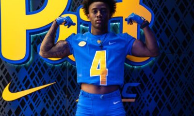 Pitt freshman running back Jaylin Brown. Photo courtesy of Brown's X account.