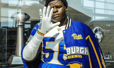 Pitt offensive lineman Torian Chester. Photo courtesy of Chester's Instagram.