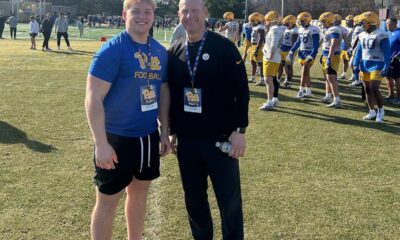 Pitt defensive tackle target and WPIAL prospect Lincoln Hoke. Photo courtesy of Hoke's X account.