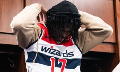 The Baltimore Ravens will recognize Washington Wizards rookie Bub Carrington before Sunday night's game against the Buffalo Bills.