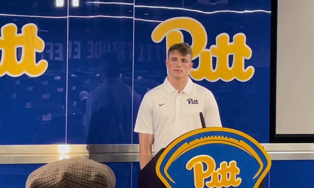 Pitt defensive end Nate Matlack.