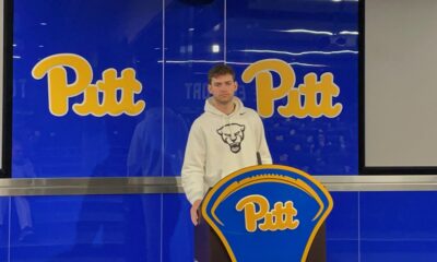 Pitt quarterback Nate Yarnell.