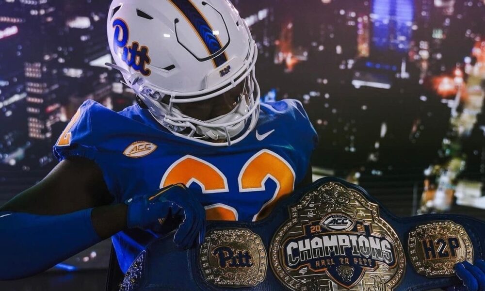 Pitt offensive lineman Jordan Fields. Photo courtesy of Fields' Instagram account.