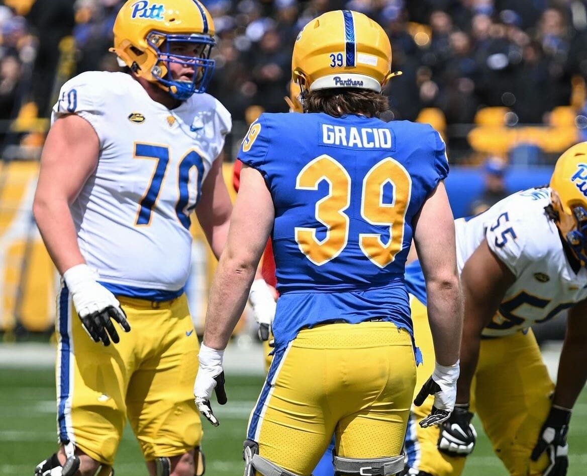 Pitt defensive end Maverick Gracio