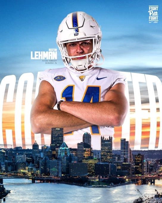 Pitt commit Reston Lehman
