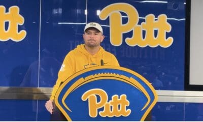 Pitt offensive coordinator Kade Bell