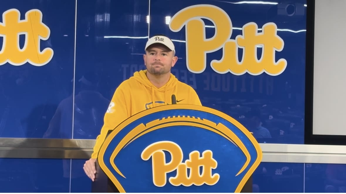 Pitt offensive coordinator Kade Bell