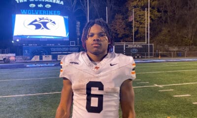 Bethel Park running back JaVaughn Moore helped propel Bethel Park to a historic quarterfinals win over Woodland Hills on Friday night.