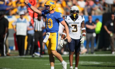 Pitt quarterback Eli Holstein