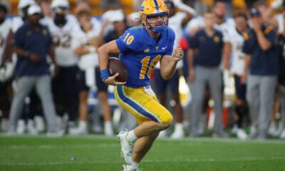 Pitt quarterback Eli Holstein