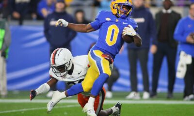 Pitt Panthers running back Desmond Reid (0) November 9, 2024. Michael Longo/PSN