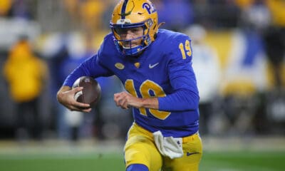 Pitt quarterback Nate Yarnell.