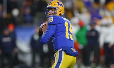 Pitt quarterback Nate Yarnell.