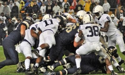 Trying to move the pile versus Penn State. -- MIKE SMETANA
