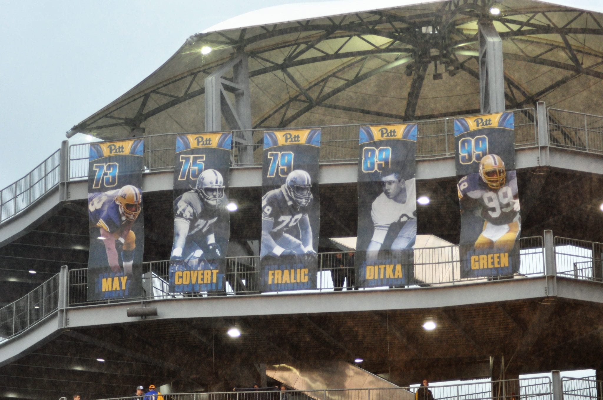 Pitt Hall of Fame Banners -- MIKE SMETANA