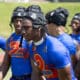 St. Frances Academy RB Sa'Nir Brooks at the 2Tenths Top 150 Camp. June 29, 2025 -- Nathan Breisinger / PSN