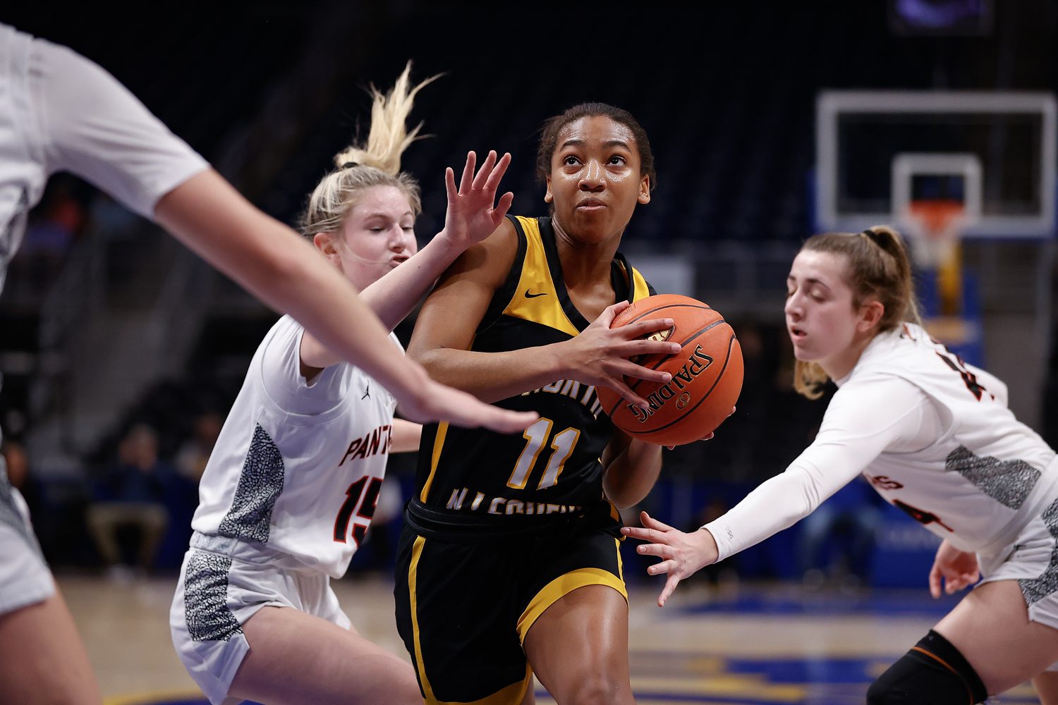 Pitt women's basketball first-year guard and former North Allegheny star Jasmine Timmerson