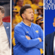 Pitt, Duquesne, and Robert Morris' basketball staffs have been busy recruiting throughout the month of July. From left to right: Andy Toole, Jeff Capel, Dru Joyce III