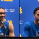 Pitt guards Jaland Lowe and Ishmael Leggett. PSN.