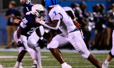 Woodland Hills and WPIAL linebacker vs. Erie McDowell. Aug, 23, 2024 -- Ed Thompson / PSN