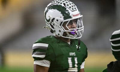 Pine-Richland defensive back Lawrence 'Jay' Timmons is a top target for Pitt. Nov. 24, 2024 / Ed Thompson. PSN.