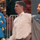 From left to right: Pittsburgh men's basketball head coach Jeff Capel, Robert Morris men's basketball head coach Andy Toole, Duquesne men's basketball head coach Dru Joyce III.