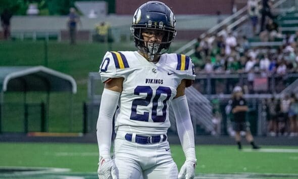 Central Catholic defensive back Zachary Gleason Jr. visited Pitt on Saturday. Photo credit: Brentaro Yamane